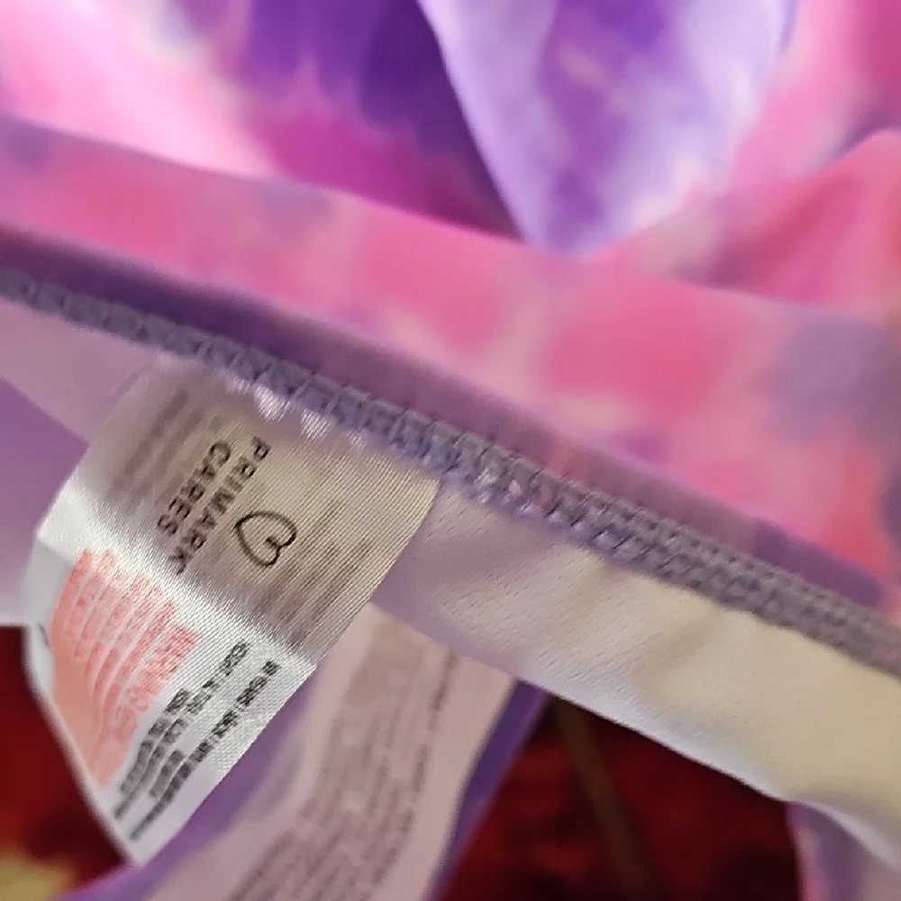 Primark NWT Girls Purple Tie-Dye Tankini Bathing Suit Size 8-9 Years (134cm)